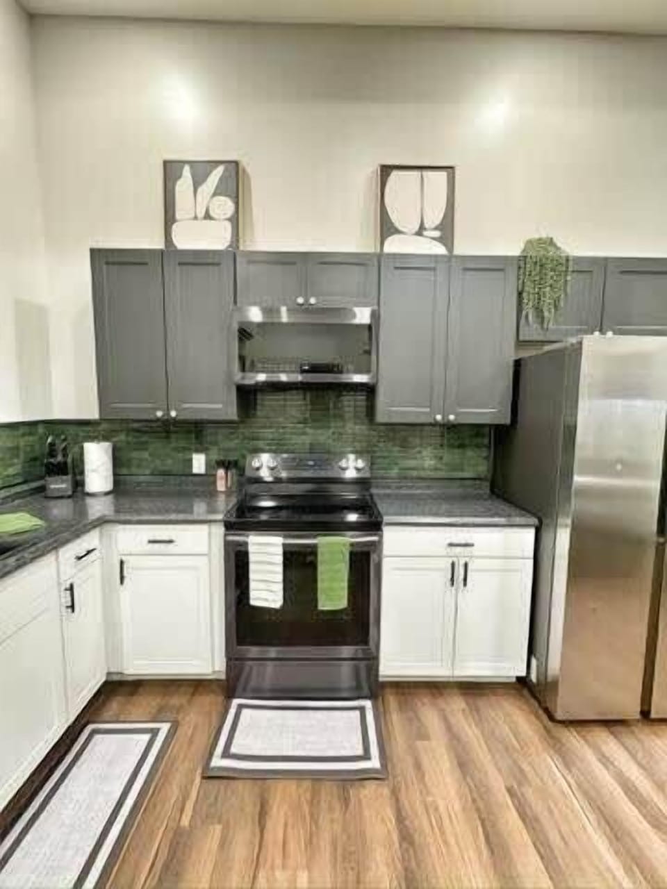 Cooking surface area