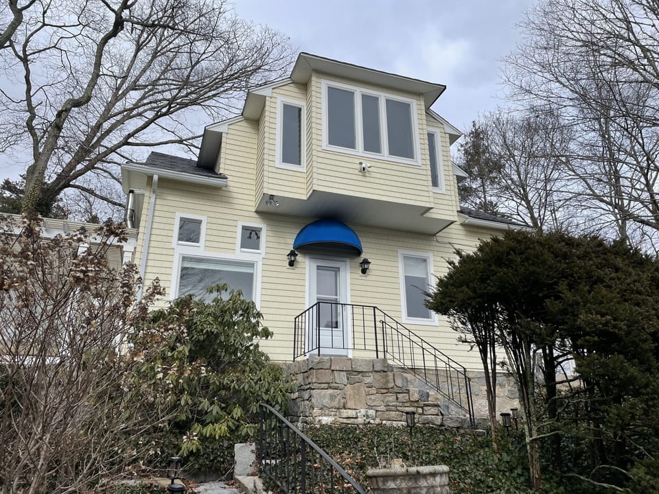 The Upper Barn is the top floor of this building. 