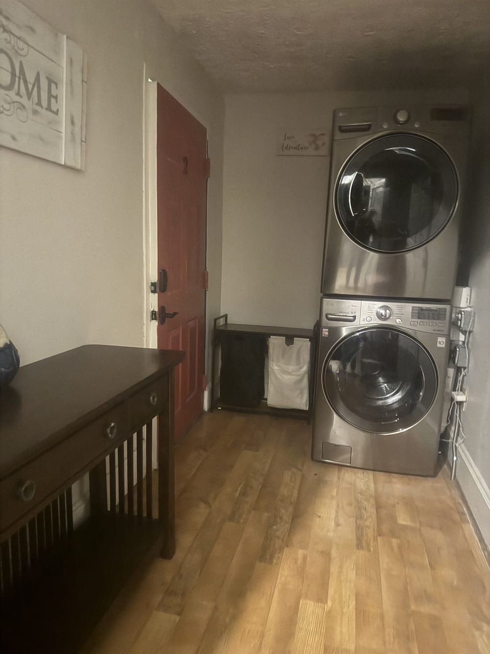 Free use of washer/drier.  