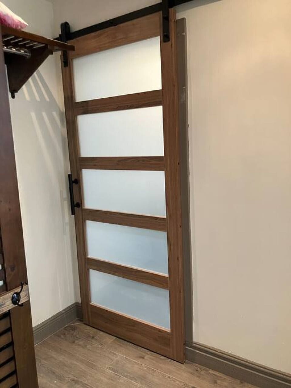 Bedroom insulated by door