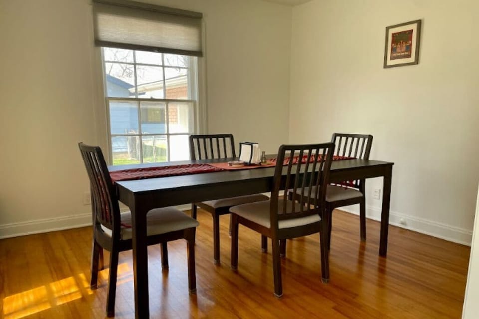 Have a meal together in the welcoming dining room
