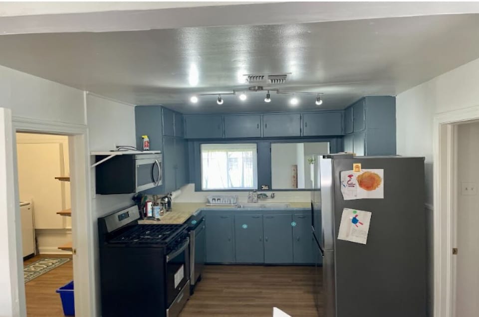 Make yourself at home in the stocked kitchen