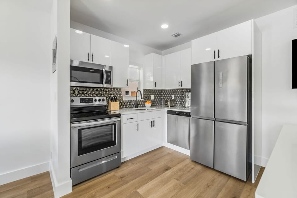 Fully stocked kitchen
