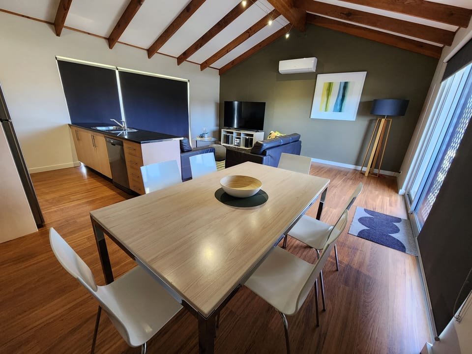 View from dining area