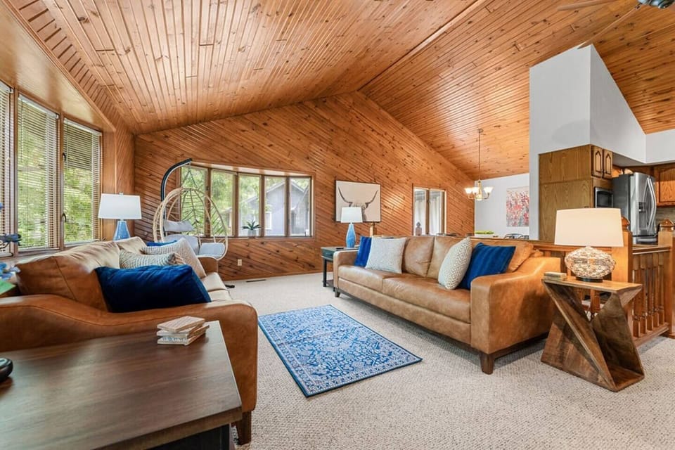 Relax in one of the four living rooms