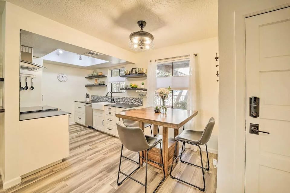 Dining for Four and game table.
