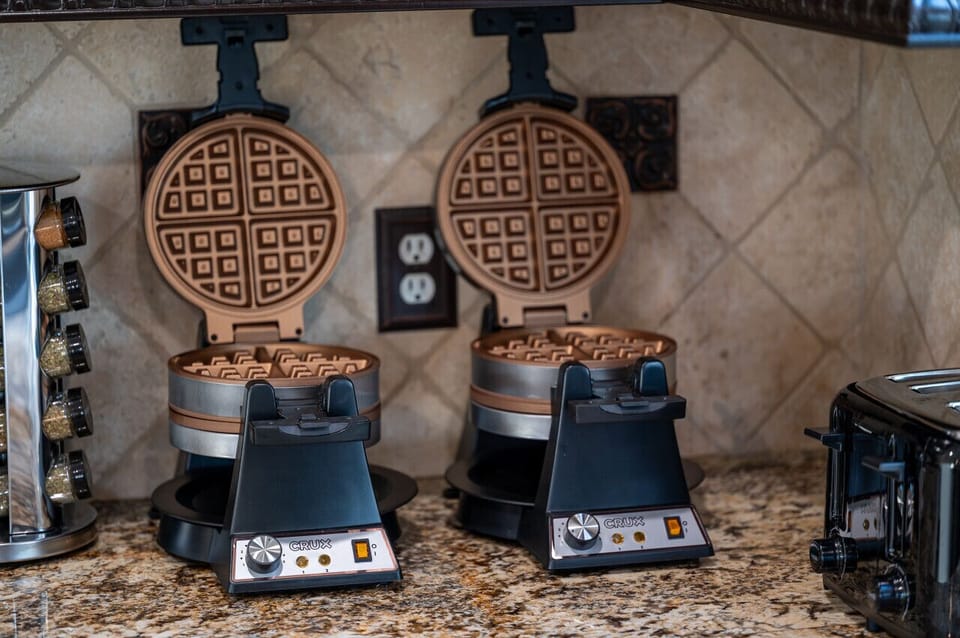Two double waffle makers!