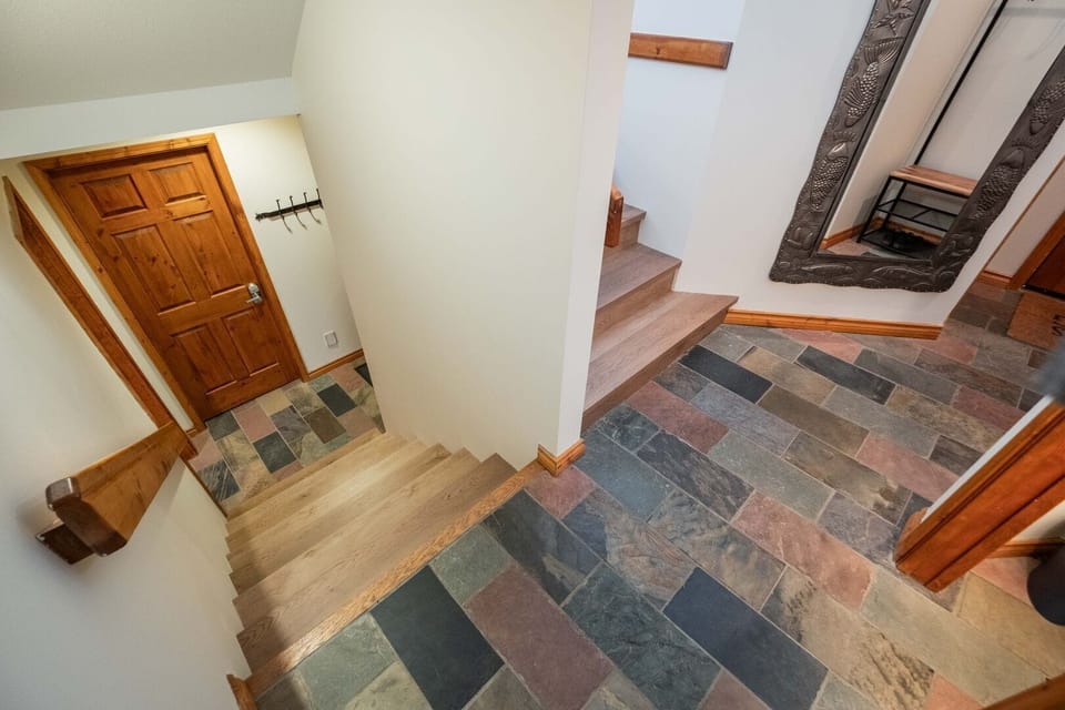 Property entrance: Staircase