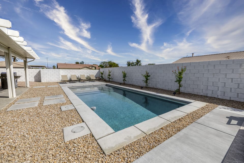 Cool off with a dip in the pool.