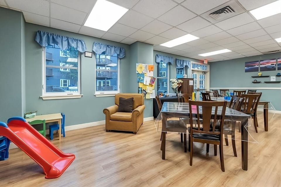 Let kids play freely while you relax nearby.