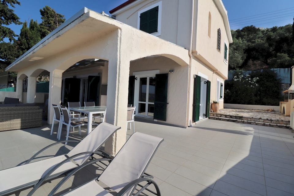 Plenty of space to sun gaze out on the huge patio in the upper level