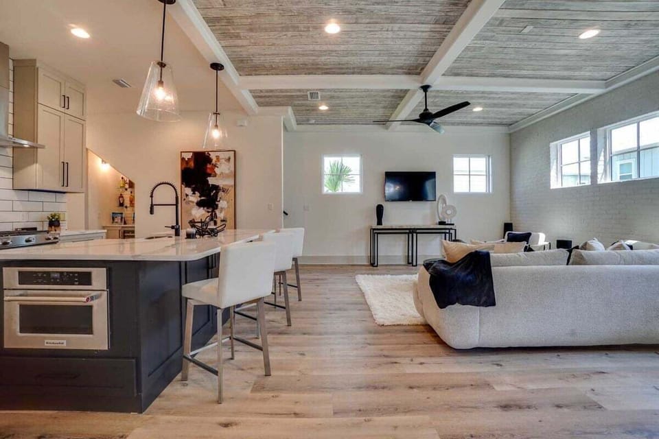 Kitchen and Living Area