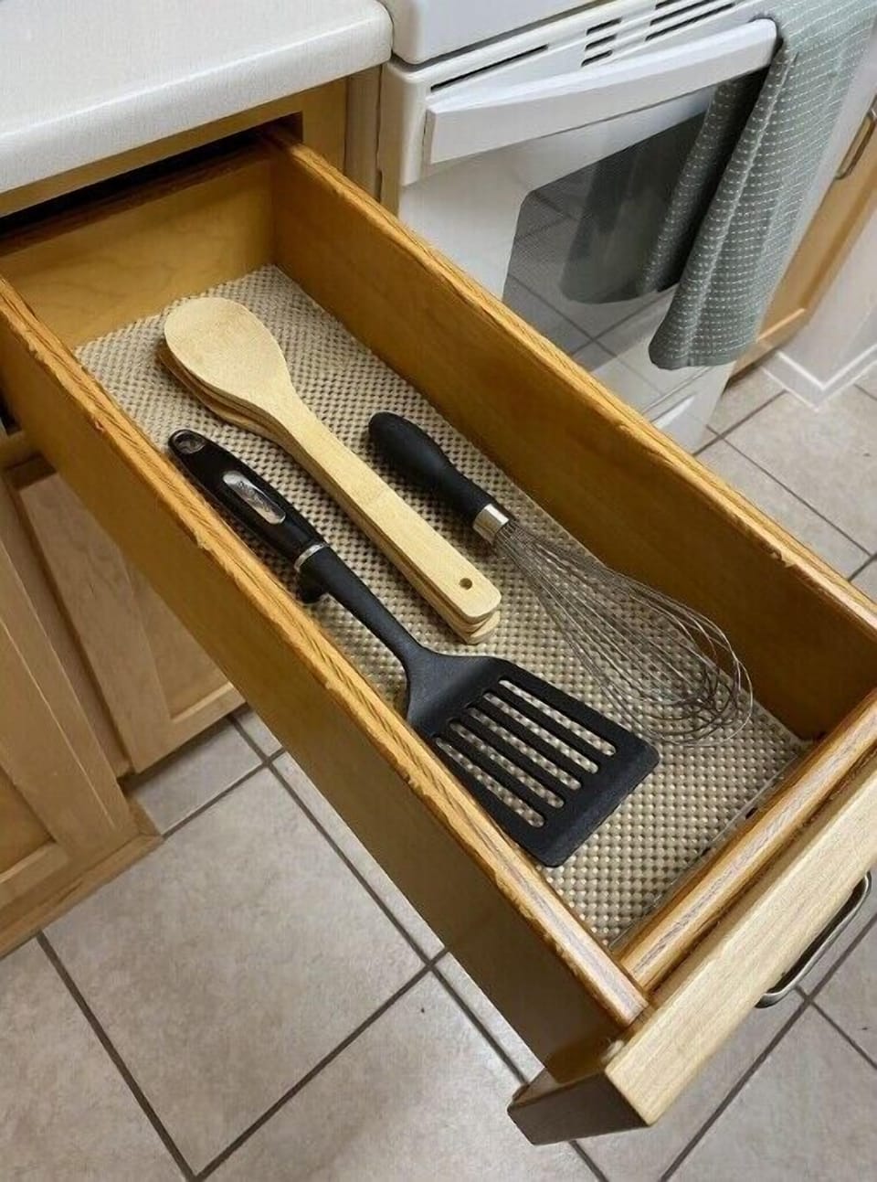 A few of the many cooking utensils.