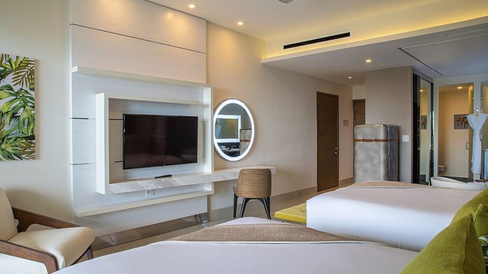 TV features: remote control, two smart TVs: 55in & 50in