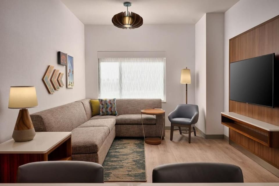 Gather and relax on the sectional after a full day out.