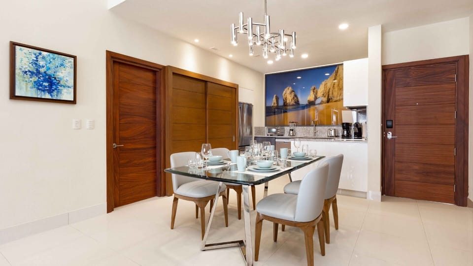 Gourmet cooking and dining facilities