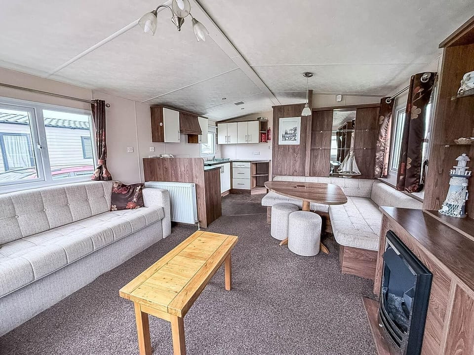 Where the beach is on your doorstep and your living room makes your caravan getaway feel like a true home from home.