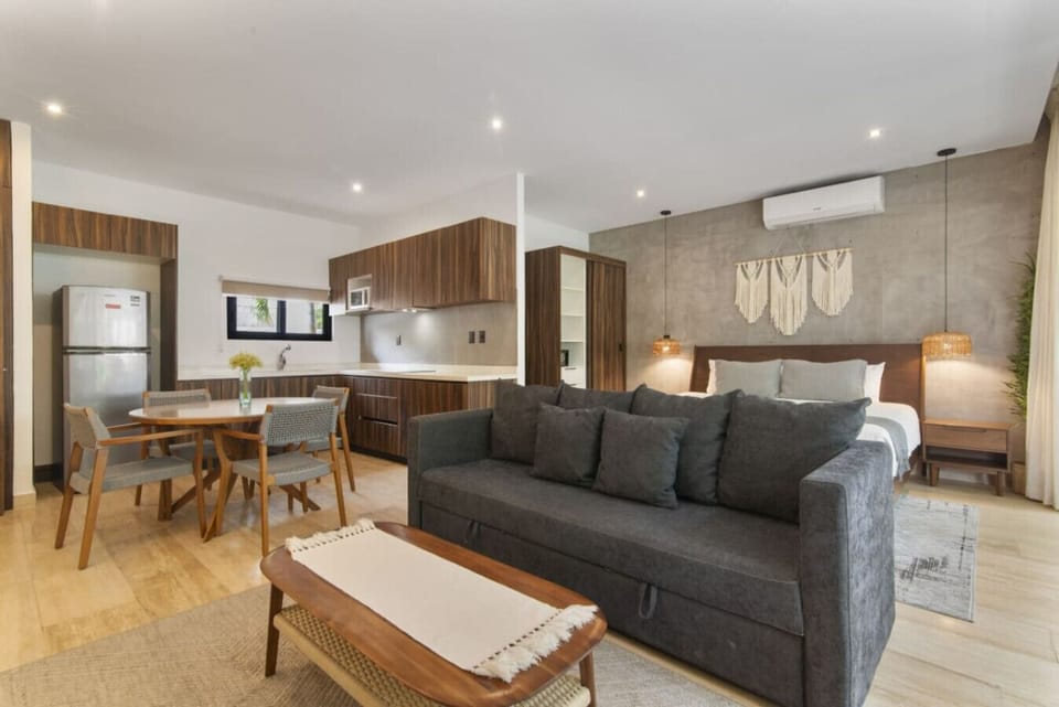 Spacious lounge area, ideal for relaxing with friends or family.