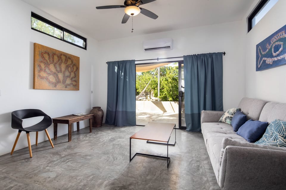 Casa Torote casita living room and patio