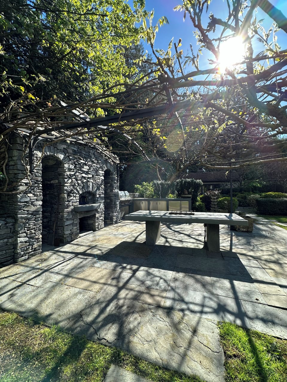 Outdoor Kitchen (BBQ/ Wood-Fired Pizza Oven) & Entertainment/ Dining Area