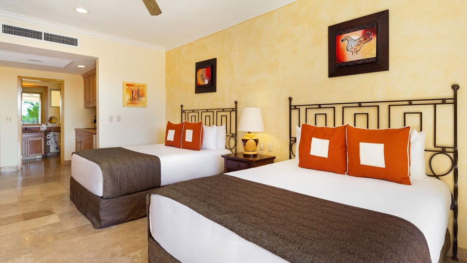 two queen-sized beds