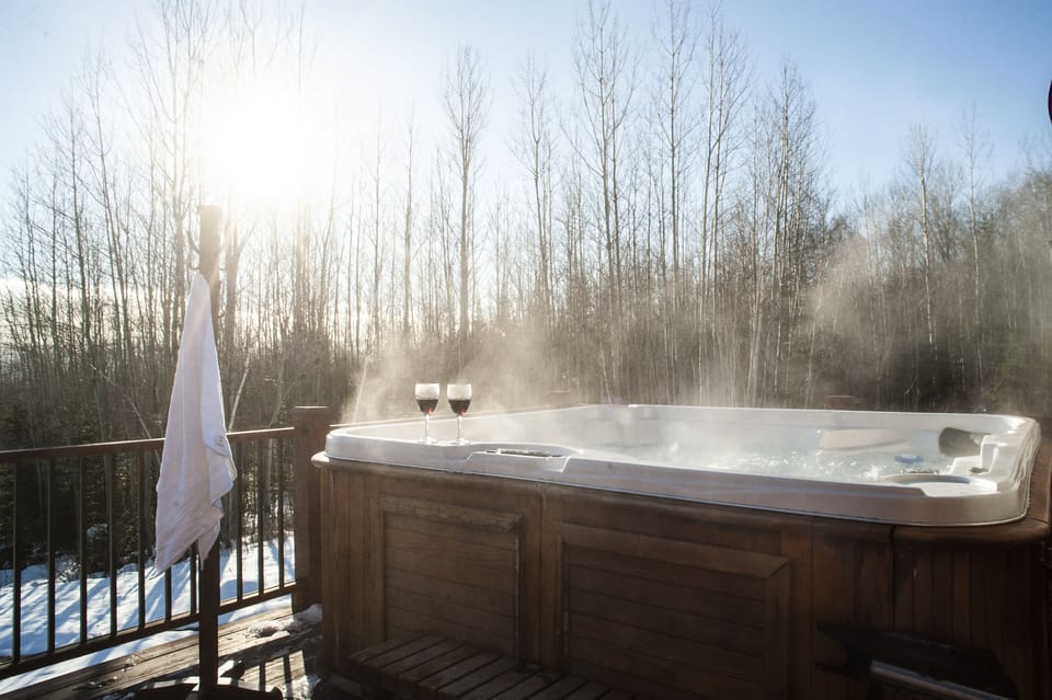 Spa in winter