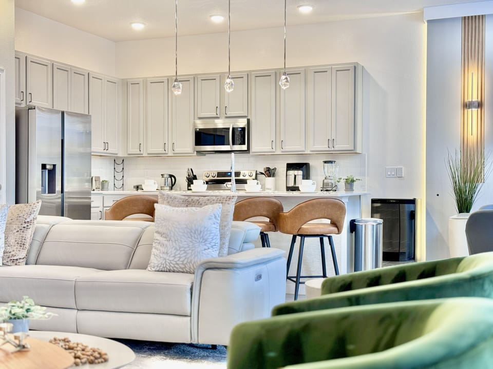 Seamless Elegance: From Living room to the kitchen