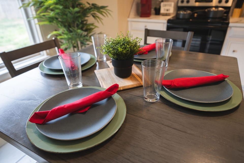 Dishes provided
