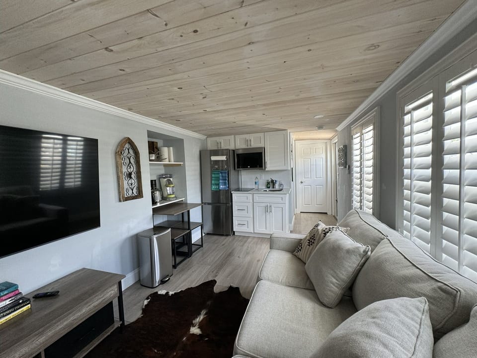 Living, Kitchenette, TV, Queen Pullout