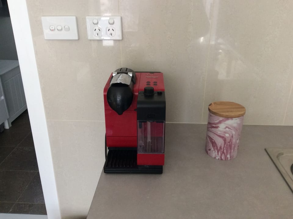 Nespresso Coffee Machine, pods provided
