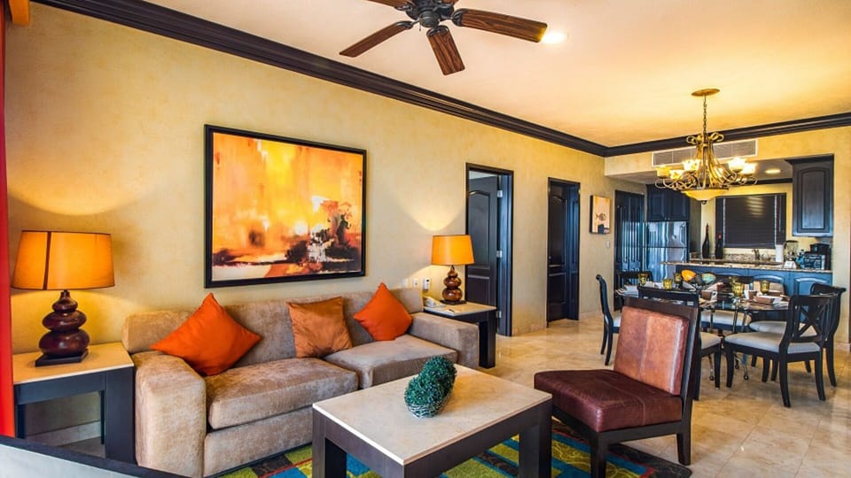 Living and dining area