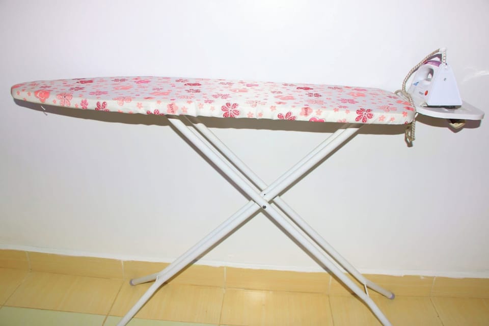 Iron and ironing body provided during your stay with us.