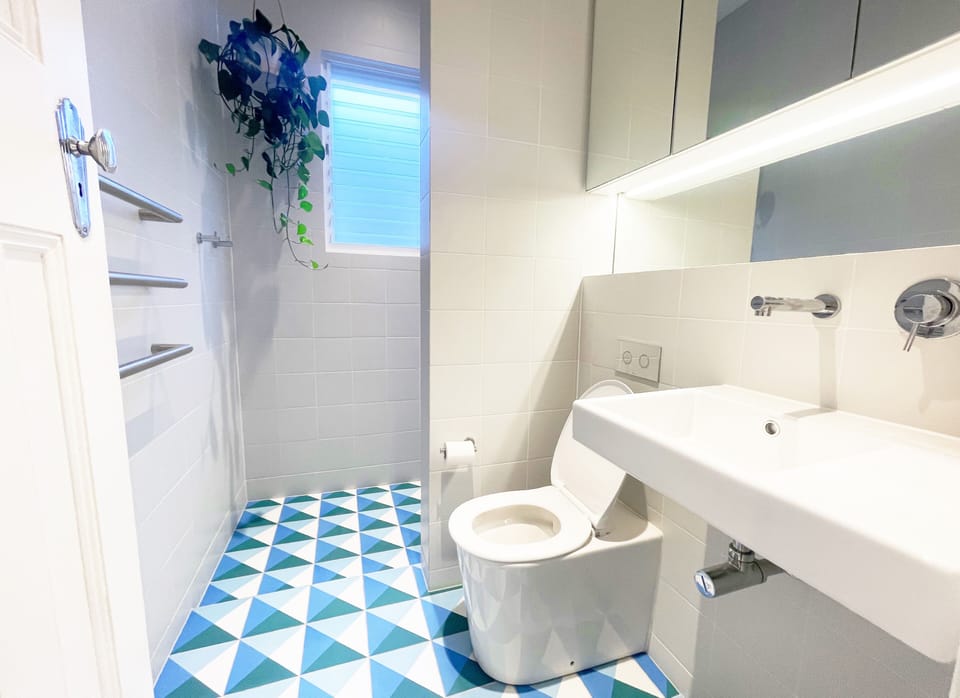 Newly renovated bathrooms