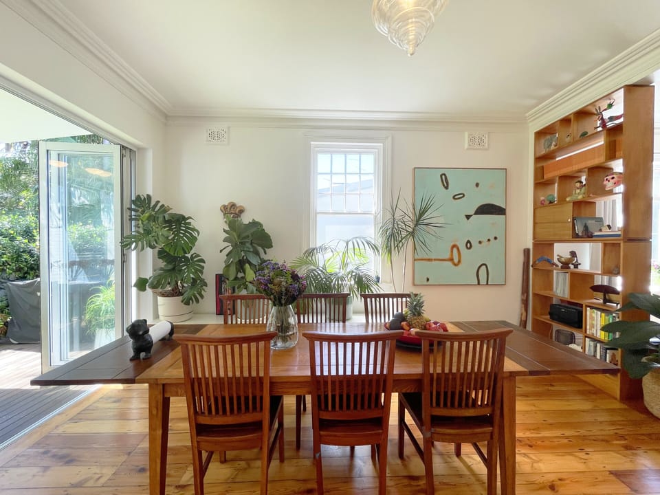 Open dining area