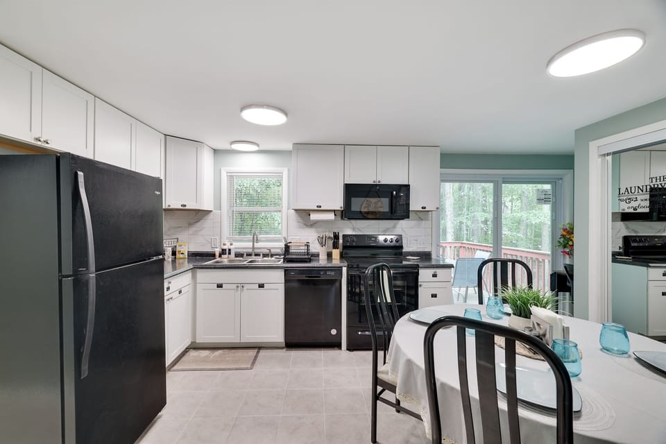 Kitchen is stocked and ready to cook holiday meals.