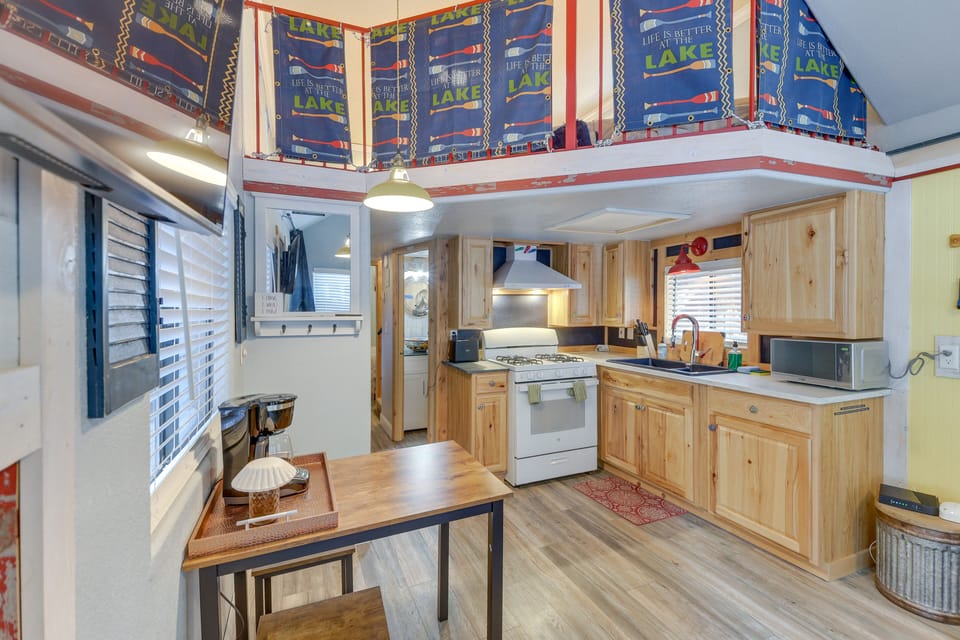 Kitchenette | 1st Floor | Drip Coffee Maker | Cooking Basics | Toaster