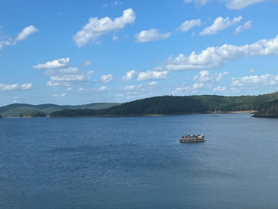 Broken Bow Lake & Beavers Bend State Park is only about a 5 minute drive