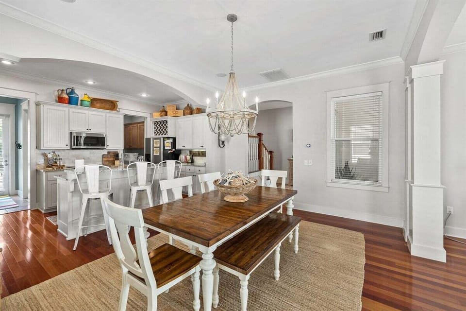 Inviting space for shared meals and memorable gatherings.