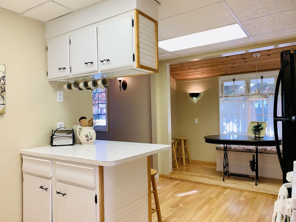Kitchen with View of Breakfast Nook