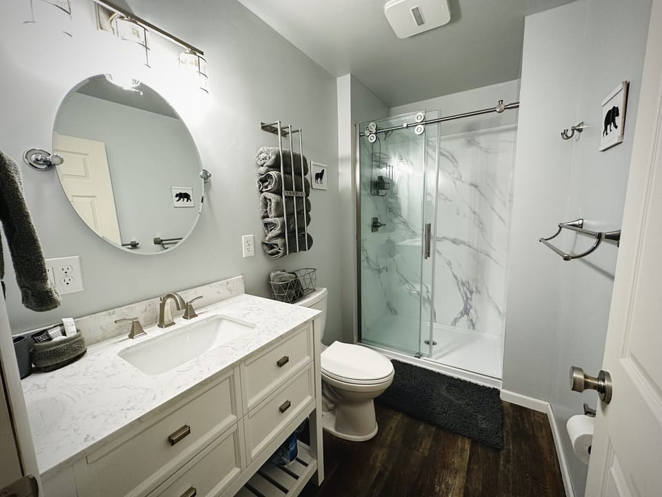 Bathroom with Walk In Shower