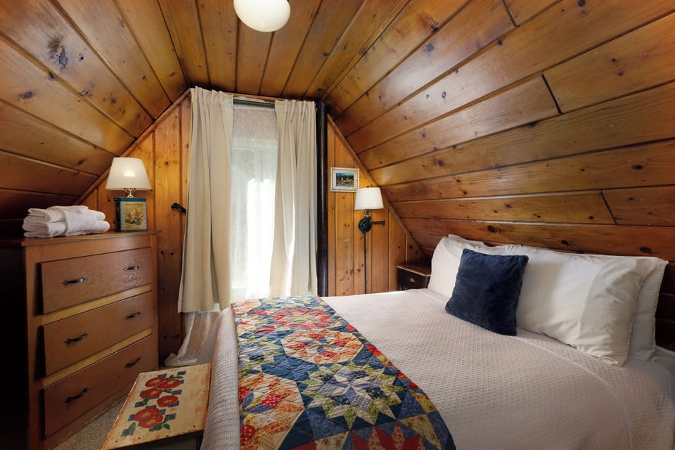Loft Style Bedroom with Double Bed