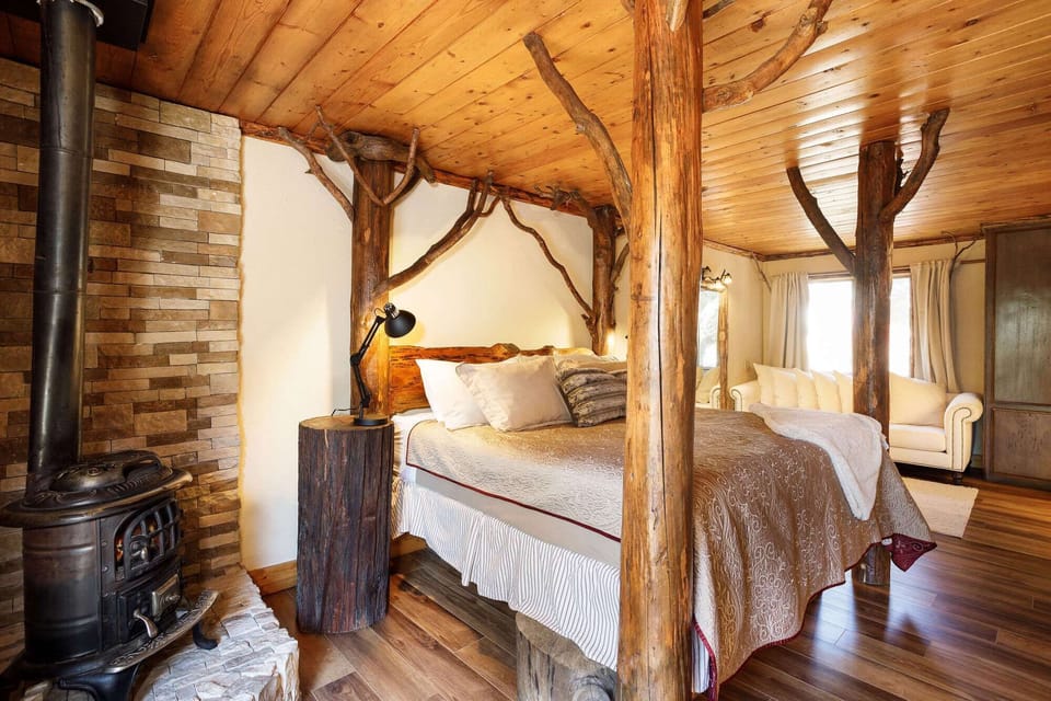 Master bedroom with king bed
