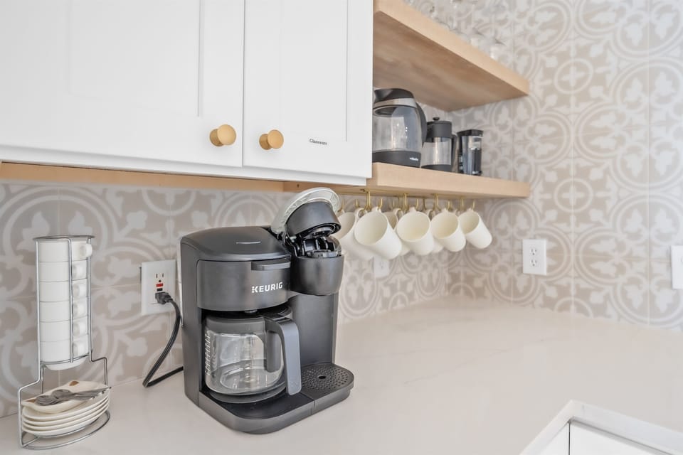 Drip and K-cup coffee machines. Grinder, french press, hot water kettle... you got it.