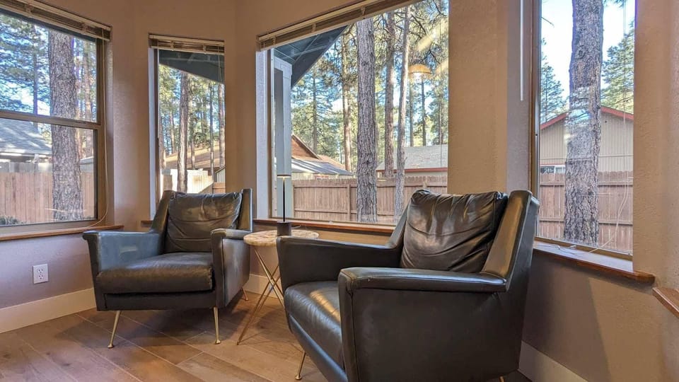 Enjoy your morning coffee or relax and read a book in this cozy corner