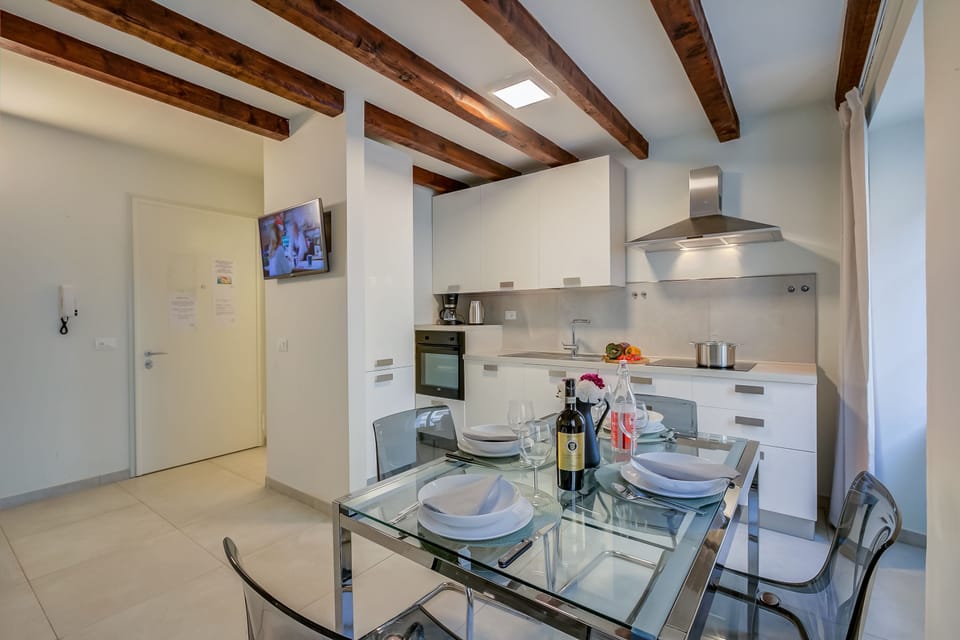 Kitchen and dining area
