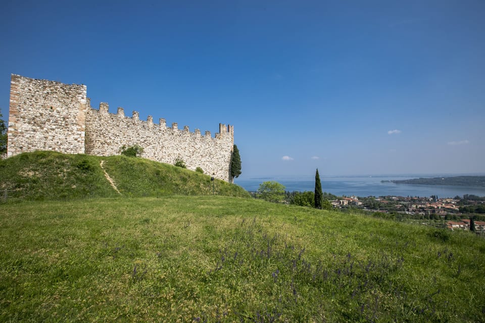 The castle of Padenghe sul Garda from where you will have a wonderful view