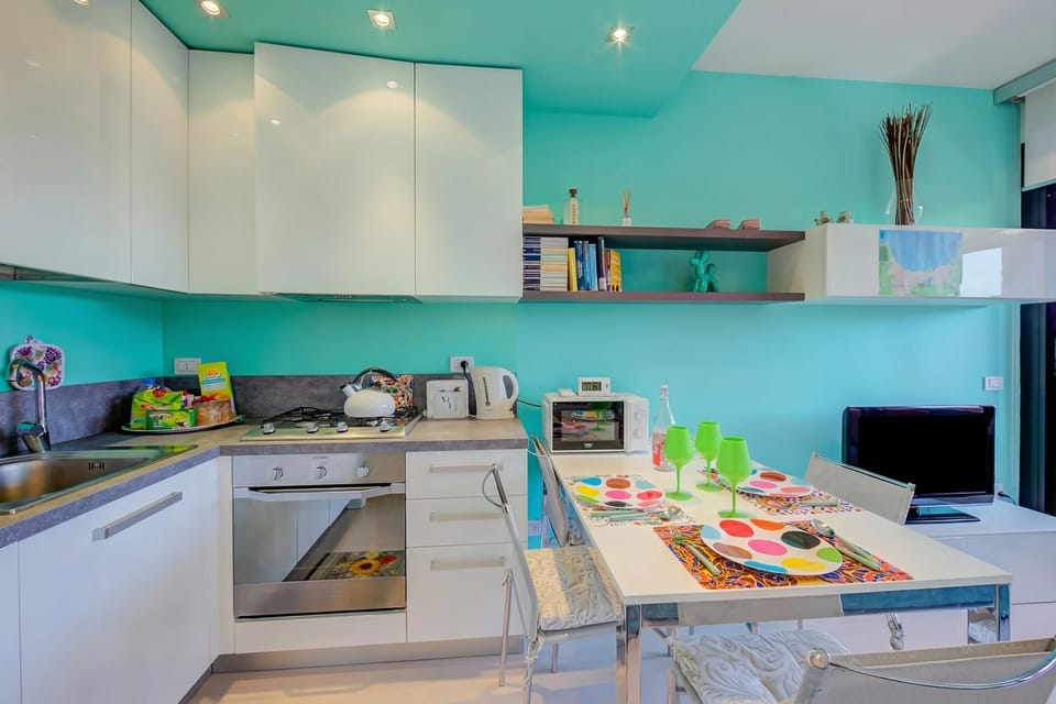 Kitchen and dining area