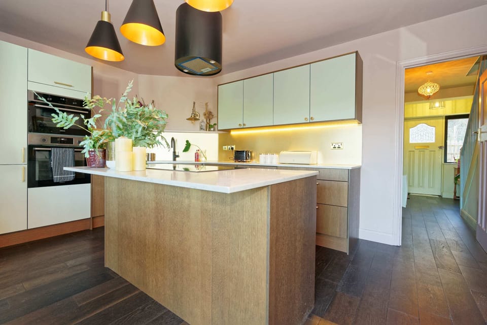 A fully equipped modern kitchen