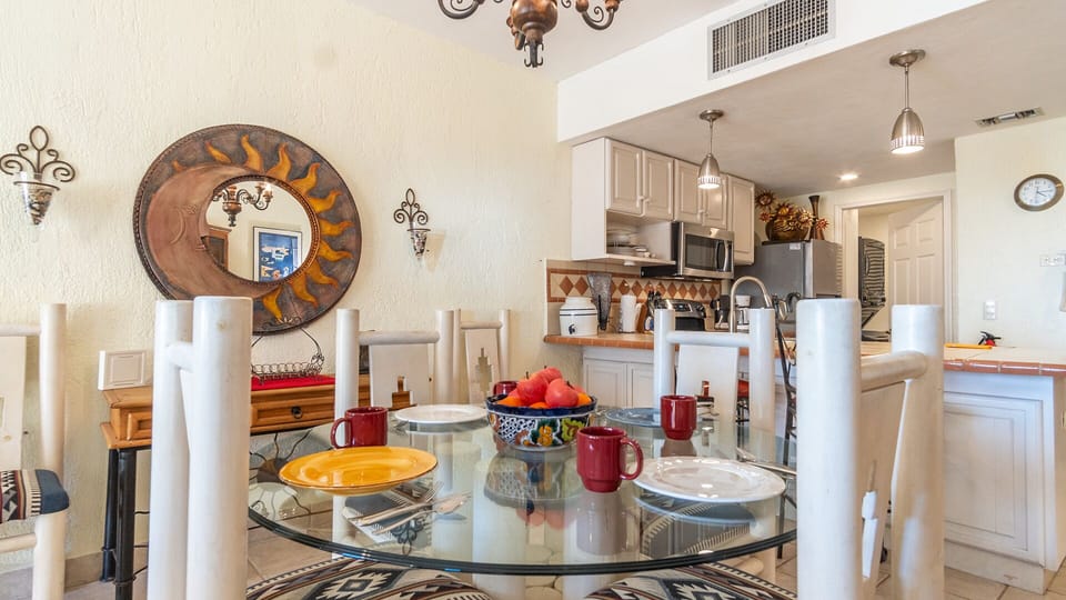 Dining table.