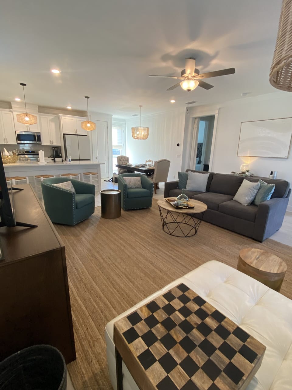 Living Room & Kitchen View